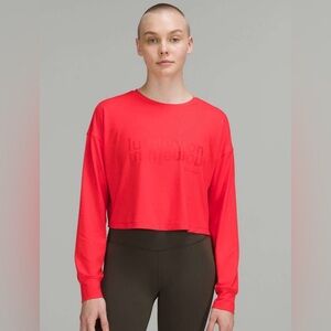 083 Lululemon Muscle Love Long Sleeve Shirt *Motif